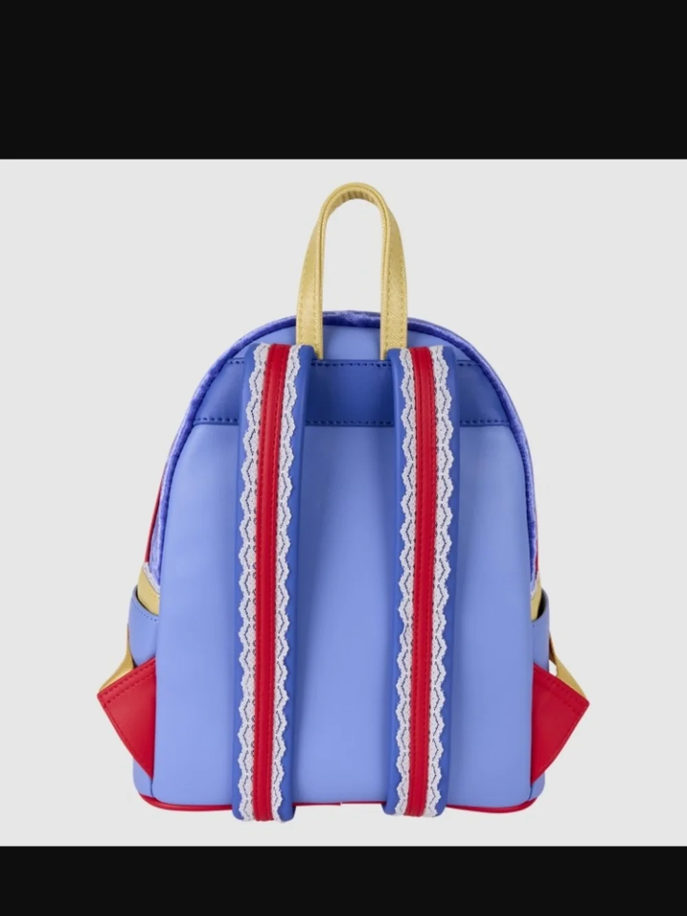 Loungefly Snow White Inspired Kids Backpack - Blue & Yellow - Picture 3 of 10